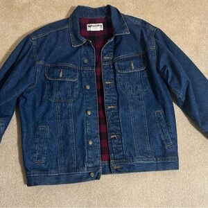 Wrangler Men's Dark Blue Denim Jacket